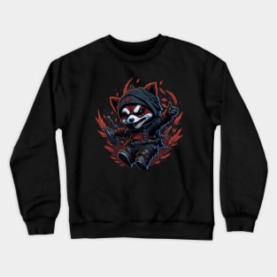 Red Panda Ninja_014 Crewneck Sweatshirt